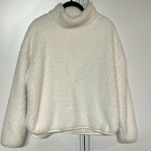 Calvin Klein Performance Fuzzy Mock Neck Pullover